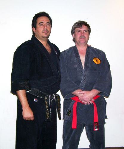My great friend and brother Soke Tim Delgman (inheritor of Zenbudokai Jujitsu from Prof. Duke Moore) 